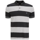 Bench Men's Impede Polo Shirt - Black/Grey Marl