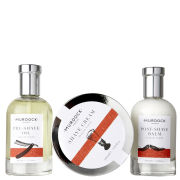 Murdock London Mini Shave Travel Set (Pre Shave Oil 15ml, Shave Cream 50ml, Post Shave Balm 15ml) Presented in slim blue box