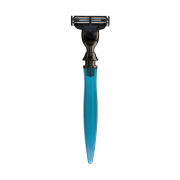 eShave 3 Blade Razor Gun Metal - Blue