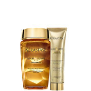 Kérastase Elixir Ultime Huile Lavante Bain (250ml) and Creme Fine (150ml) Duo Bundle