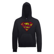 DC Comics Hoody Superman Shatter Logo - Black