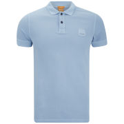 BOSS Orange Men's Slim Fit Pascha Polo Shirt - Light Blue