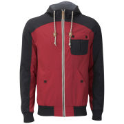 Brave Soul Men's Camden Jacket - Red/Navy