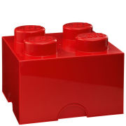 Lego Storage Brick 4 - Red