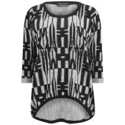 Maison Scotch Women's Silk Cotton Knitted Jumper - Multi
