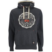 Crosshatch Men's Heyton Printed Hoody - Charcoal Marl