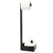 Wireworks Dark Oak Freestanding Toilet Roll Holder