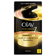 Olay Total Effects Moisturiser and Touch of MaxFactor Foundation - Medium SPF 15 (50ml)