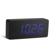Slab Black Click Clock