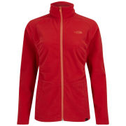 The North Face Women's Mezzaluna Full Zip Fleece - Tomato Red