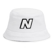 New Balance Unisex Glasto Ripstop Bucket Hat - Polyester Ripstop White