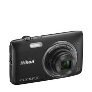 Nikon Coolpix S3400 - Black ( 20.48 MP,7 x Optical Zoom,2.7 Inch LCD ) - Grade A Refurb