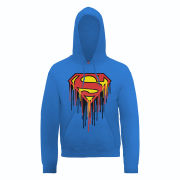 DC Comics Hoody Superman Drip Logo - Royal Blue