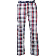 Levi's Men's Hilltop Loungepants - Navy/Red Check
