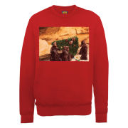 Star Wars Christmas Jawas Christmas Tree Sweatshirt - Red