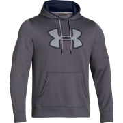 Under Armour Men's Af Storm Big Logo Hoody - Carbon Heather/Scatter/High-Vis Yellow