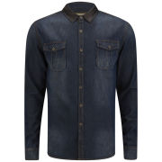 Soul Star Men's Roadster Denim Shirt - Blue