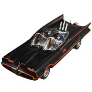 Hot Wheels Elite DC Comics Batman 1966 Batmobile With Figures 1:18 Scale Set