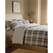 Catherine Lansfield Tartan Duvet Cover - Navy