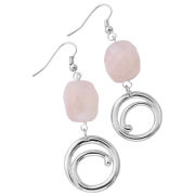 Rose Quartz Drop Earrings
