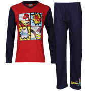 The Simpsons Boys' Bartman Pyjama Set - Red/Navy 