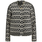 Maison Scotch Women's Jacquard Mixed Pattern Jacket - Multi