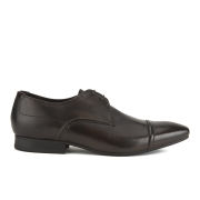 H Shoes by Hudson Men's Larch Toe Cap Derby Shoes - Brown