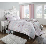 Catherine Lansfield Vintage Twin Pack Bedding Set - Pink