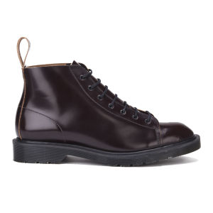 Dr. Martens Men's 'Made in England' Core Les Lace To Toe Leather Boots - Merlot Boanil Brush