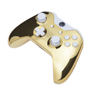 ... Xbox One Wireless Custom Controller - Chrome Gold - White Buttons