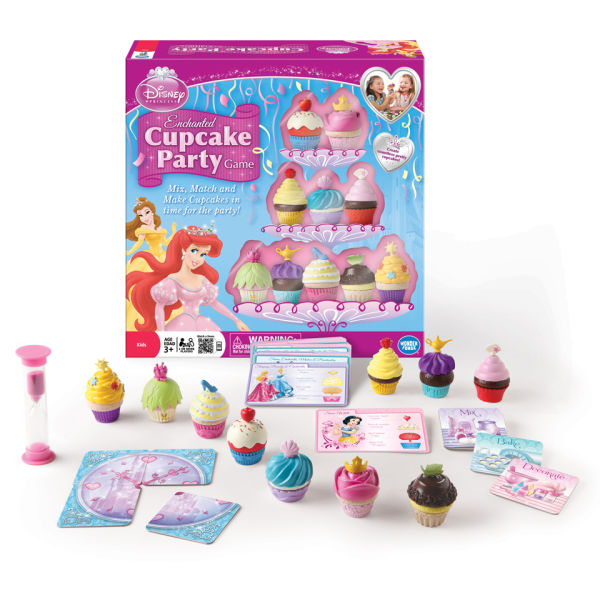 Disney Princess Enchanted Cupcake Party Game Merchandise IWOOT