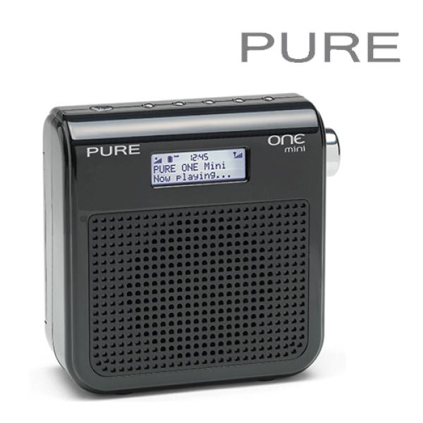 Pure Outlet One Mini DAB Black Digital Portable Radio