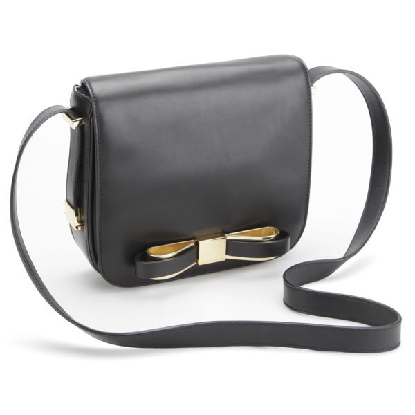 Ted Baker Women's Black Leather Across Body Bag IUCN Water
