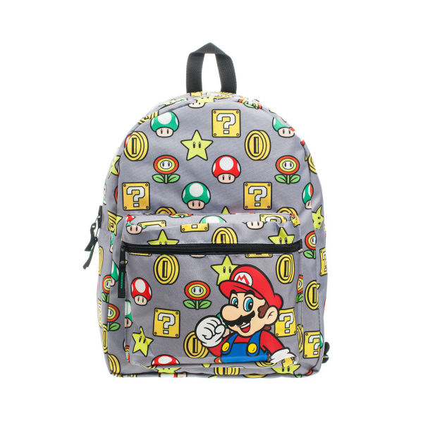 Mario/Mushroom 1 UP - Reversible Backpack: Image 01