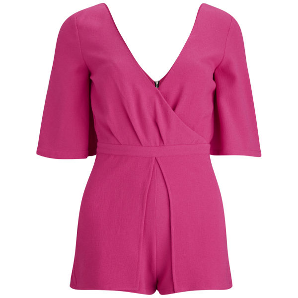 Neon Rose Women's Neon Playsuit - Pink