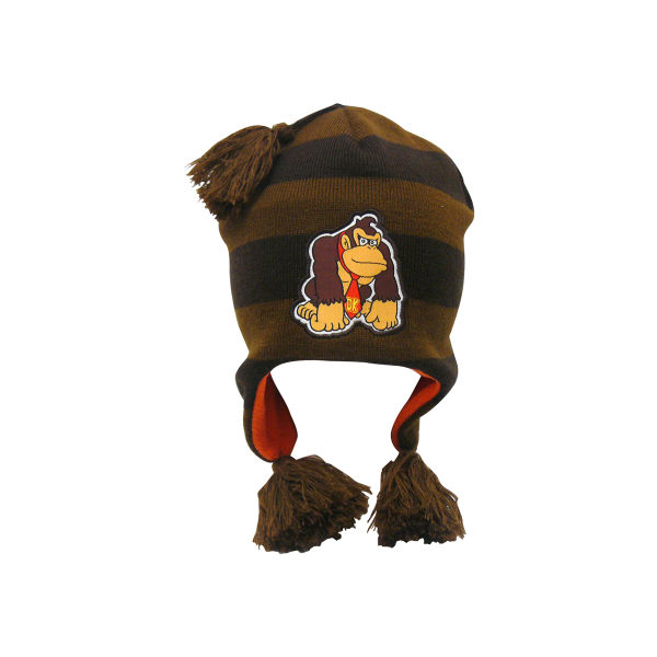 Donkey Kong - Beanie Hat (Brown): Image 01