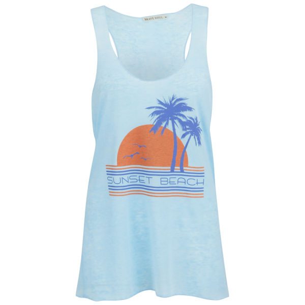 Back to previous page | Home Brave Soul Women's Beach Vest - Blue
