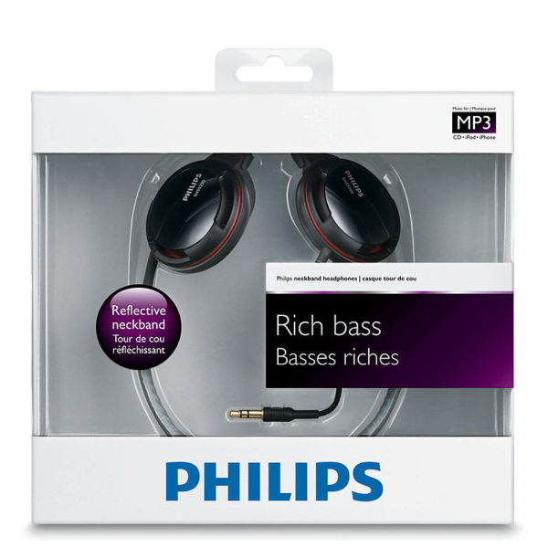 Philips SHS5200/28 Rich Bass Neckband Headphones Electronics | TheHut.com