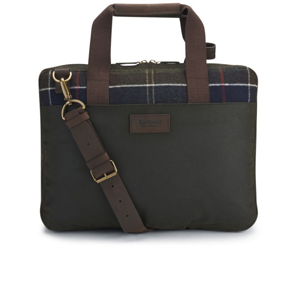 Barbour Tartan Slim Laptop Bag Classic