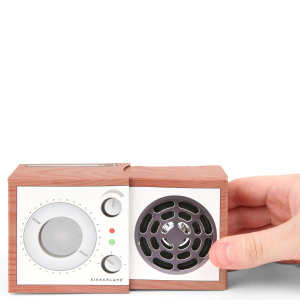 Wood Radio Slide Out Speaker IWOOT