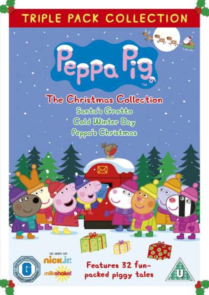 Peppa Pig Triple: The Christmas Collection DVD | Zavvi.com