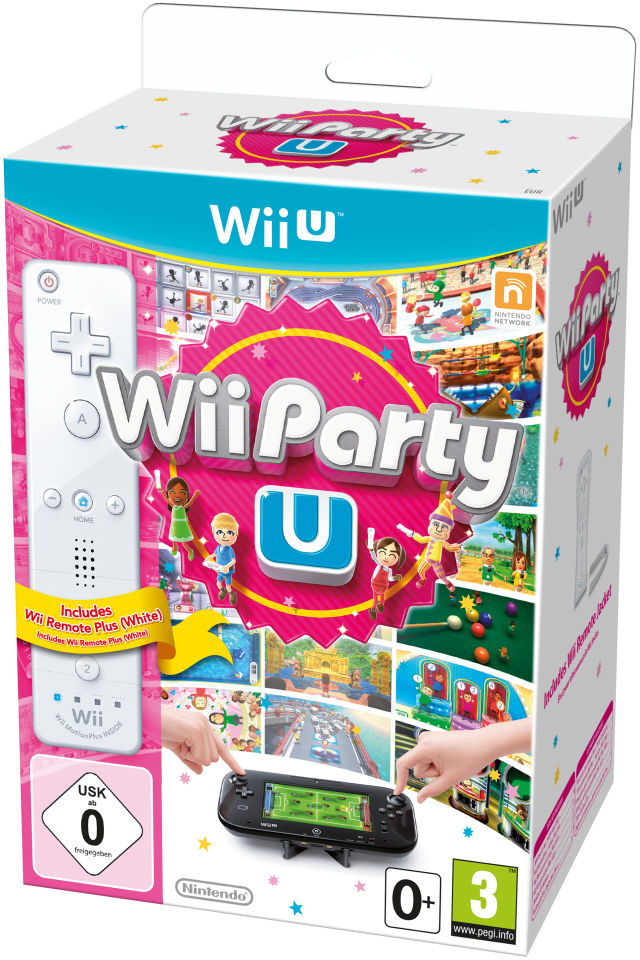 Wii Party U with Wii Remote Plus White (LIMITED) Nintendo UK Store
