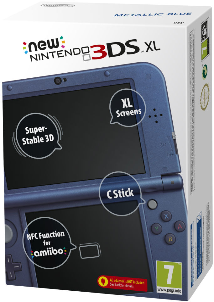 New Nintendo 3DS XL Metallic Blue Nintendo UK Store