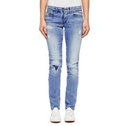 BOSS Orange Women's Loveina Rip and Repair Jeans - Acid Wash