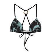 Wildfox Women's Bamboo Reversible T Back Triangle Top Bikini - Green