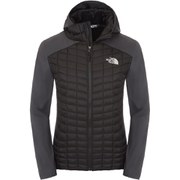 The North Face Men's Thermoball Micro Hybrid Hoody - Black/Asphalt Grey