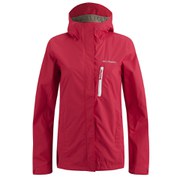 Columbia Women's Pouring Adventure Waterproof Jacket - Red Hibiscus/White