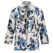 ONLY Women's Lara Floral Jacket - Cloud Dancer