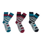 Firetrap Men's Block Mark 3-Pack Socks - Grey