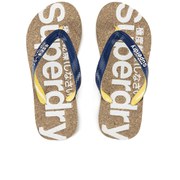 Superdry Women's Cork Flip Flops - Eclipse Navy/Mustard